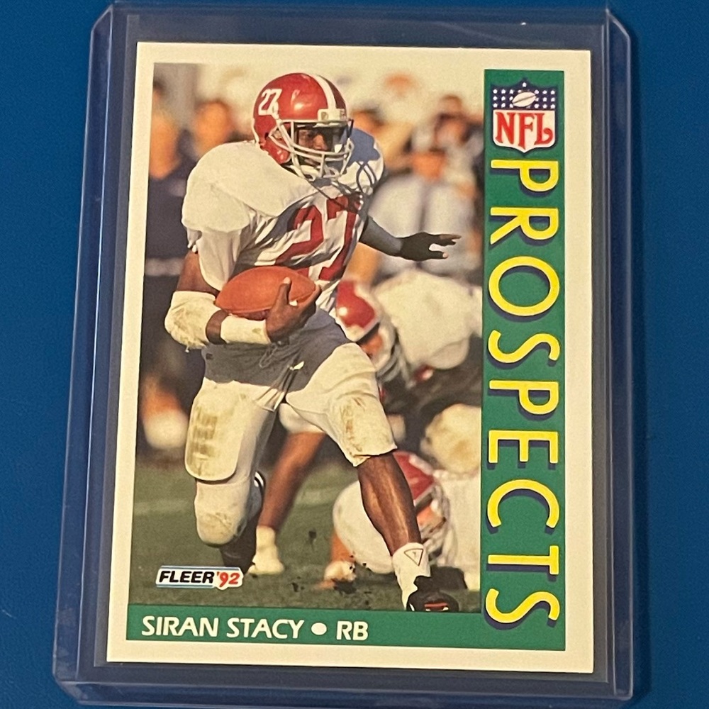 Siran Stacy #447 1992 Fleer [Prospects] Football Trading Card